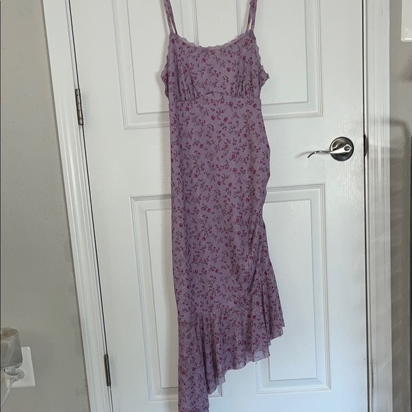 Wild Fable Pink Floral Midi Dress NWOT - Picture 5 of 7